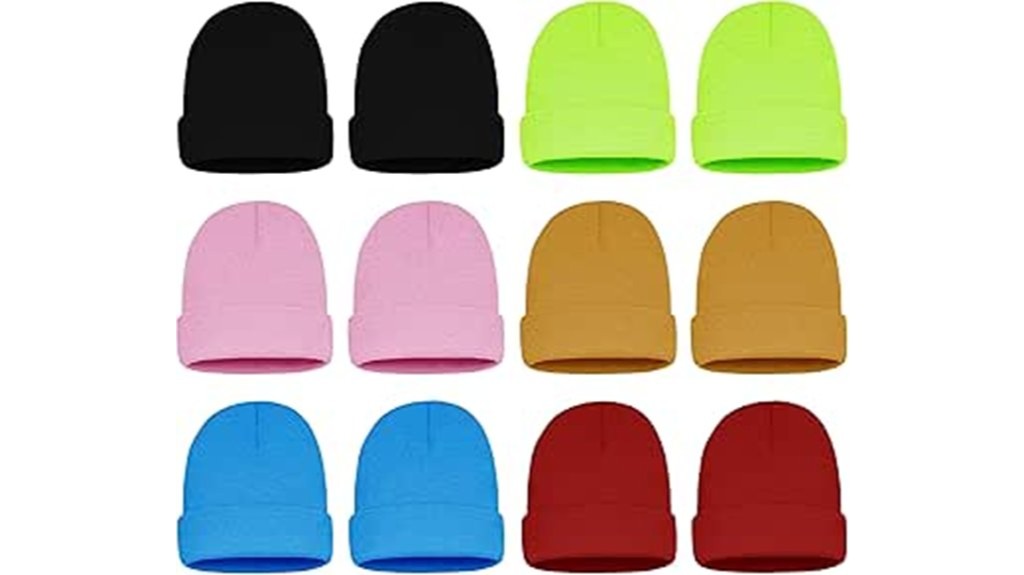 winter beanie hat set