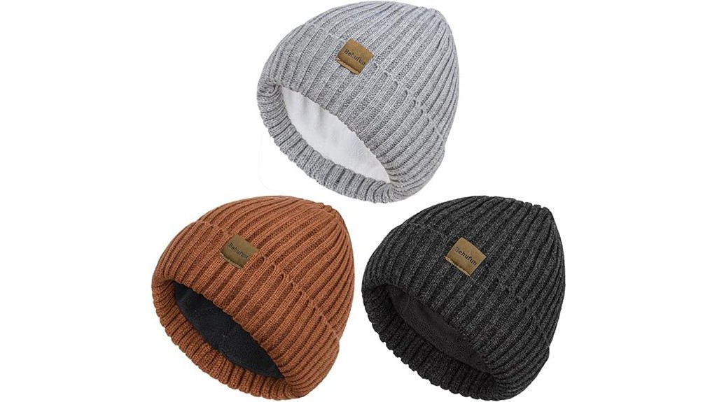 winter knit cuff beanies