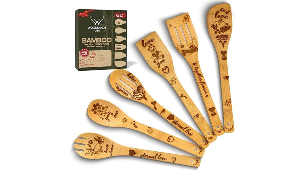 wooden spoons gift set