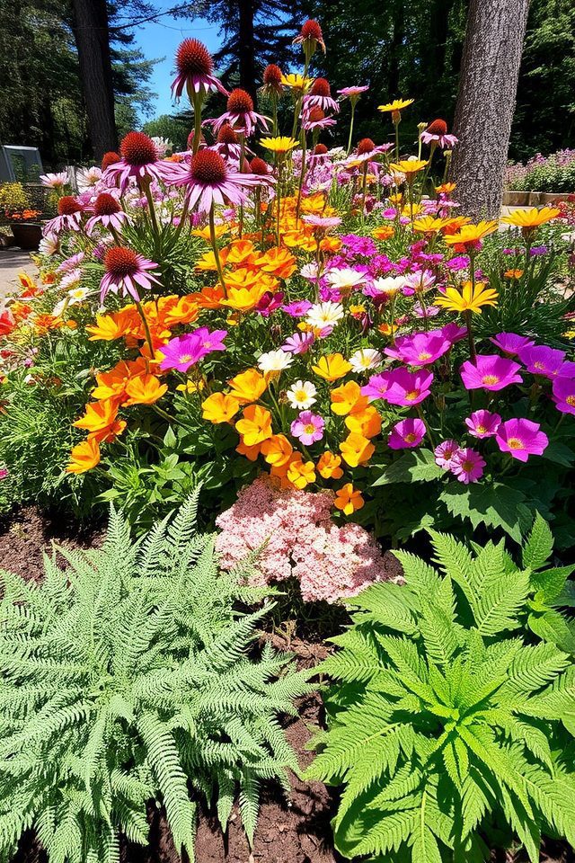 year round colorful perennials