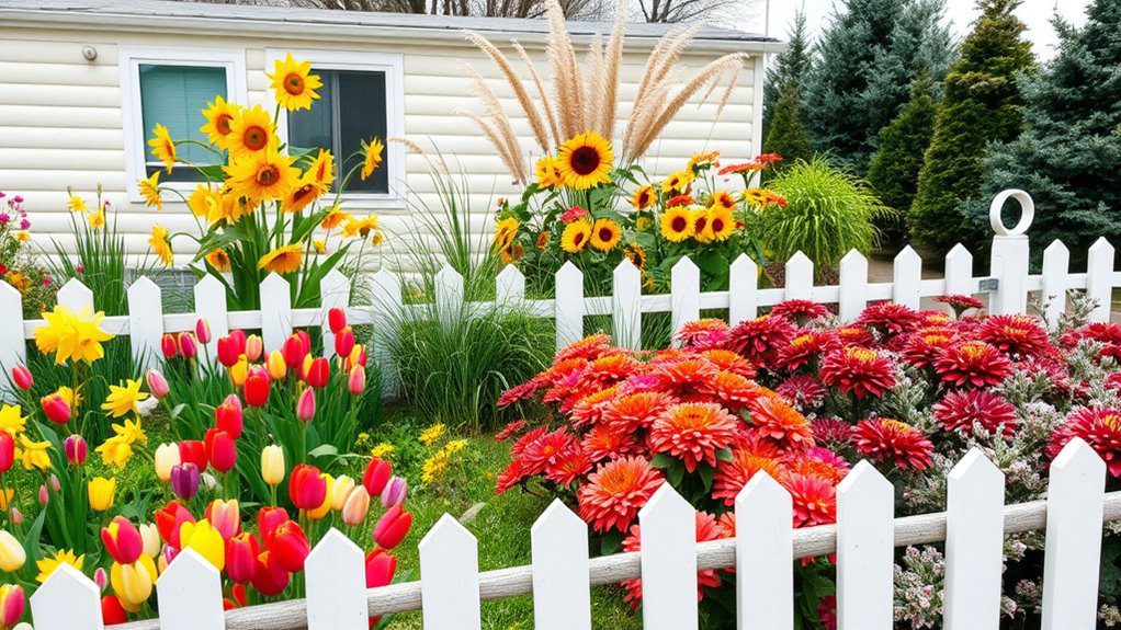 year round vibrant landscaping options