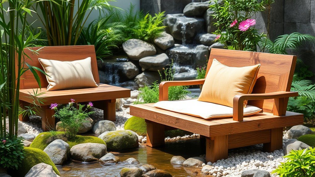 zen benches for meditation