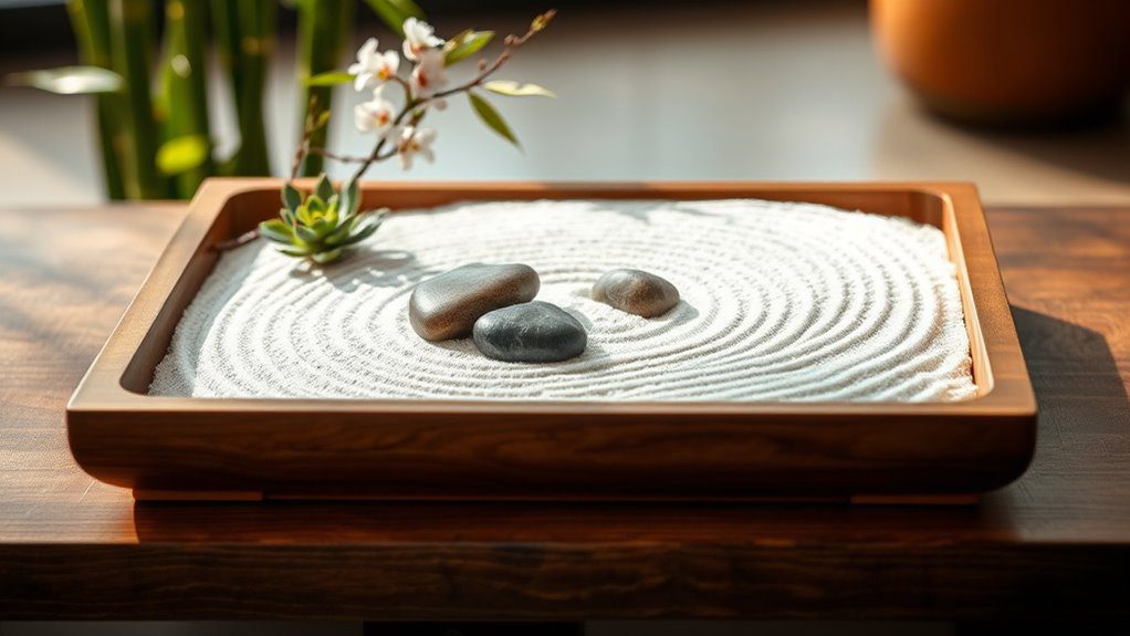 zen garden tray serenity