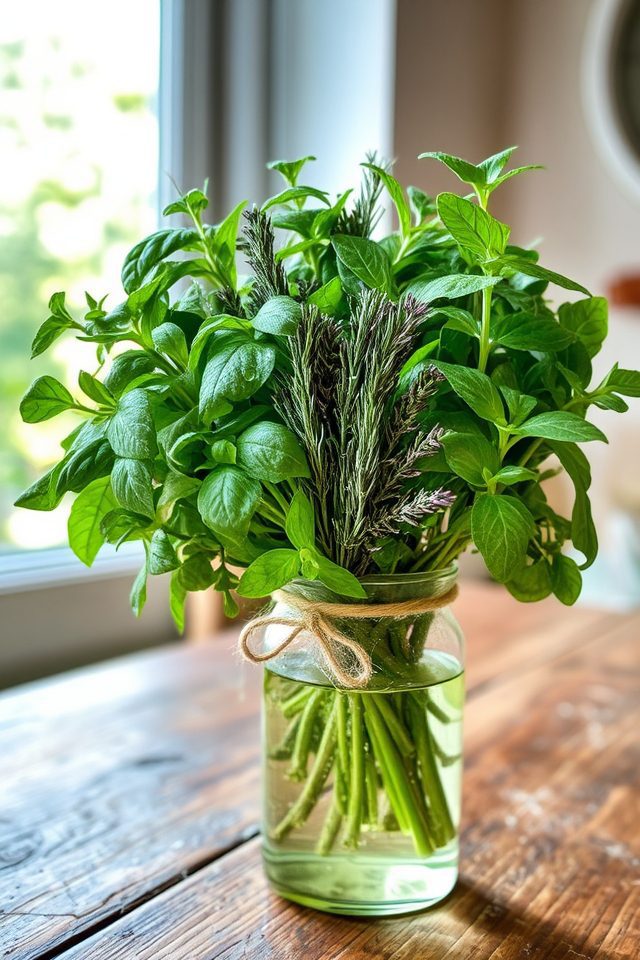 aromatic herb bouquet ideas