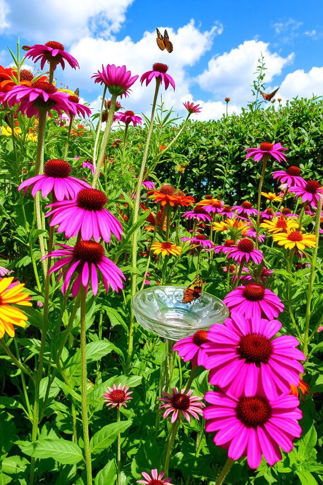 attract butterflies to garden