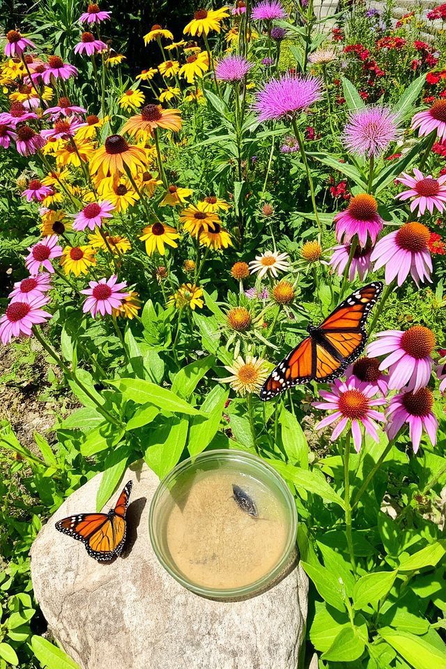attract butterflies with plants