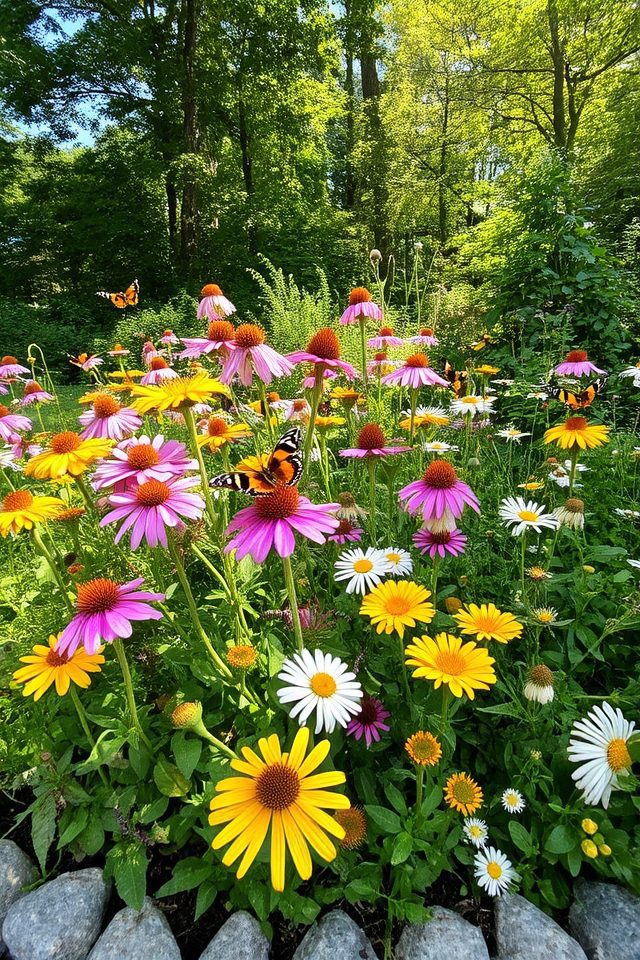 butterfly friendly native plant garden