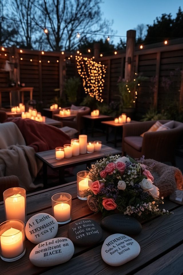 candlelight connection remembrance serenity