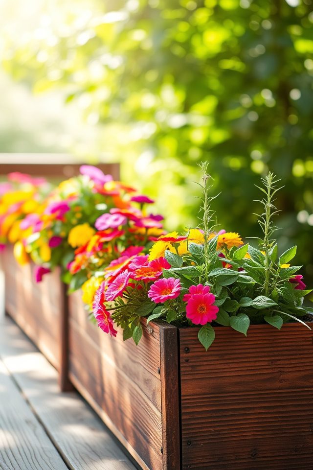 charming rustic garden planters
