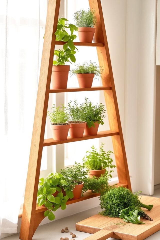 charming vertical herb garden