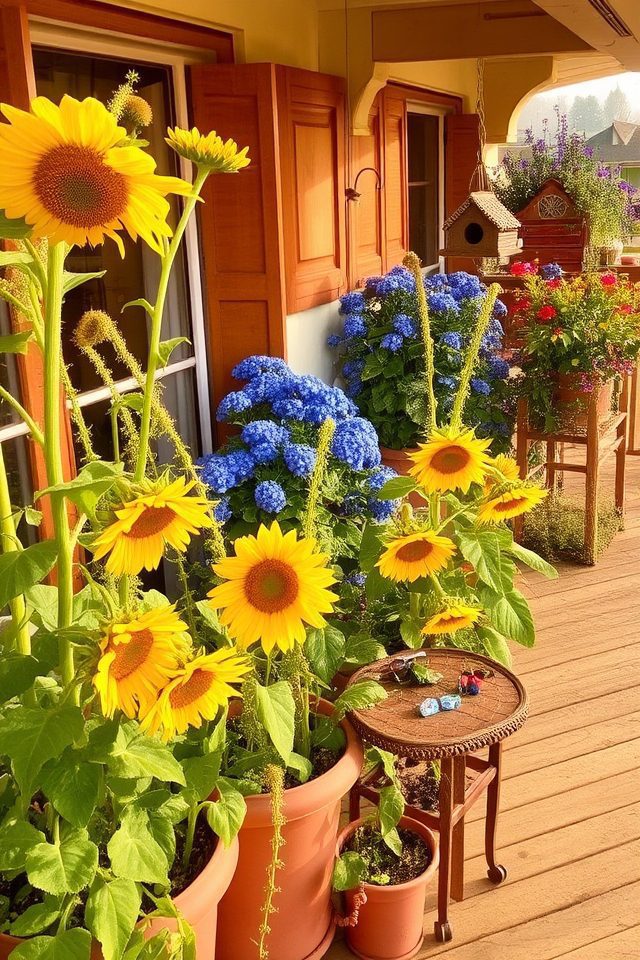 cheerful yellow and green