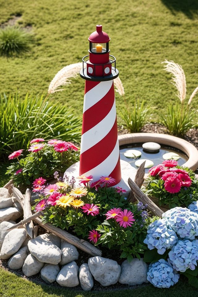 coastal charm garden accents