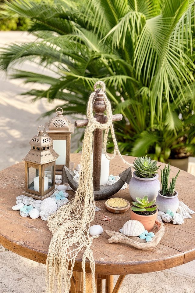 coastal charm with decor