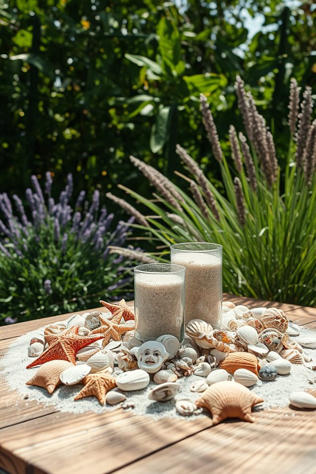 coastal charm with seashells