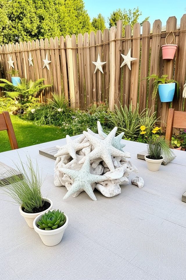 coastal garden decor ideas