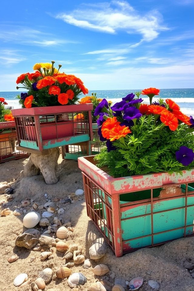 coastal garden decor inspiration