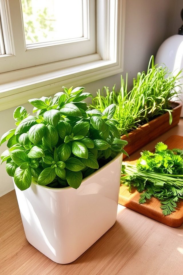 compact herb growing solutions
