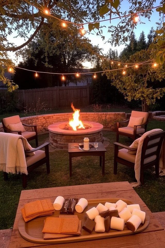 cozy backyard evening gatherings