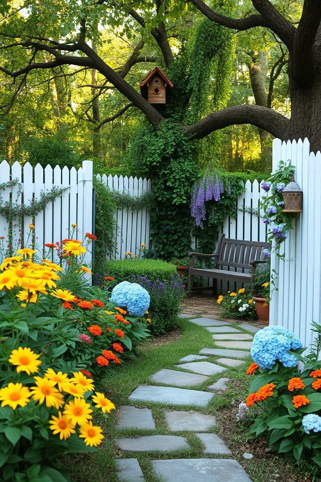 cozy colorful nature retreat