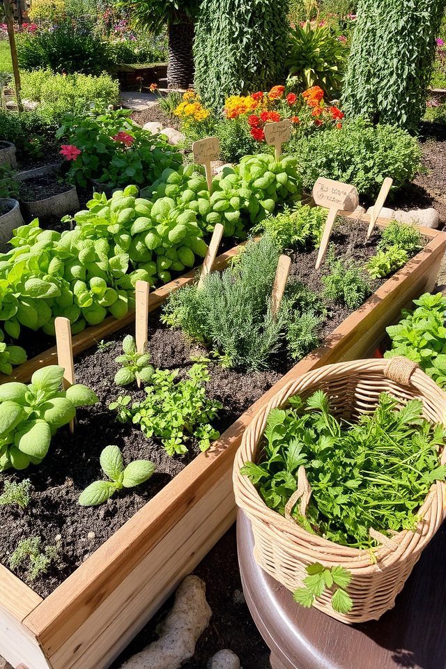culinary herb garden design