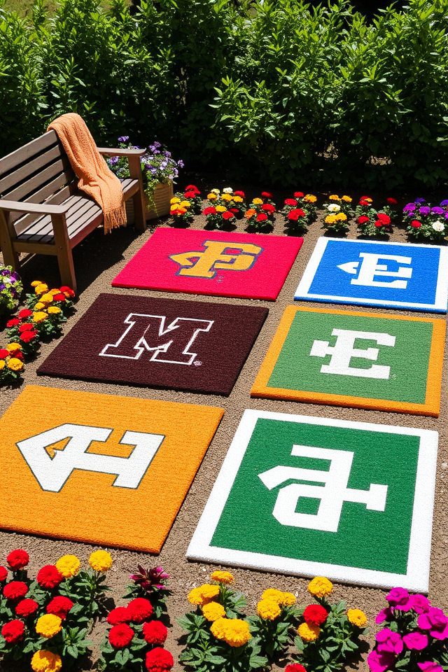 customized college spirit mats