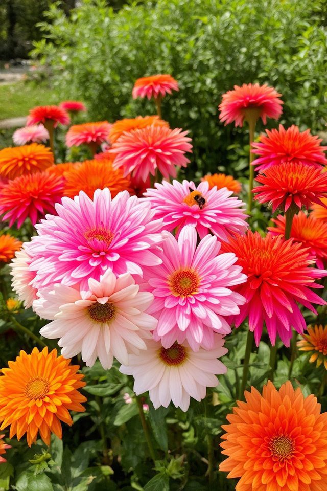dahlias vibrant diverse summer blooms