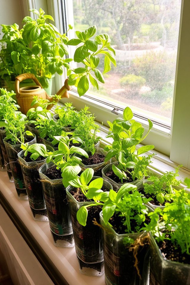 eco friendly herb garden planters