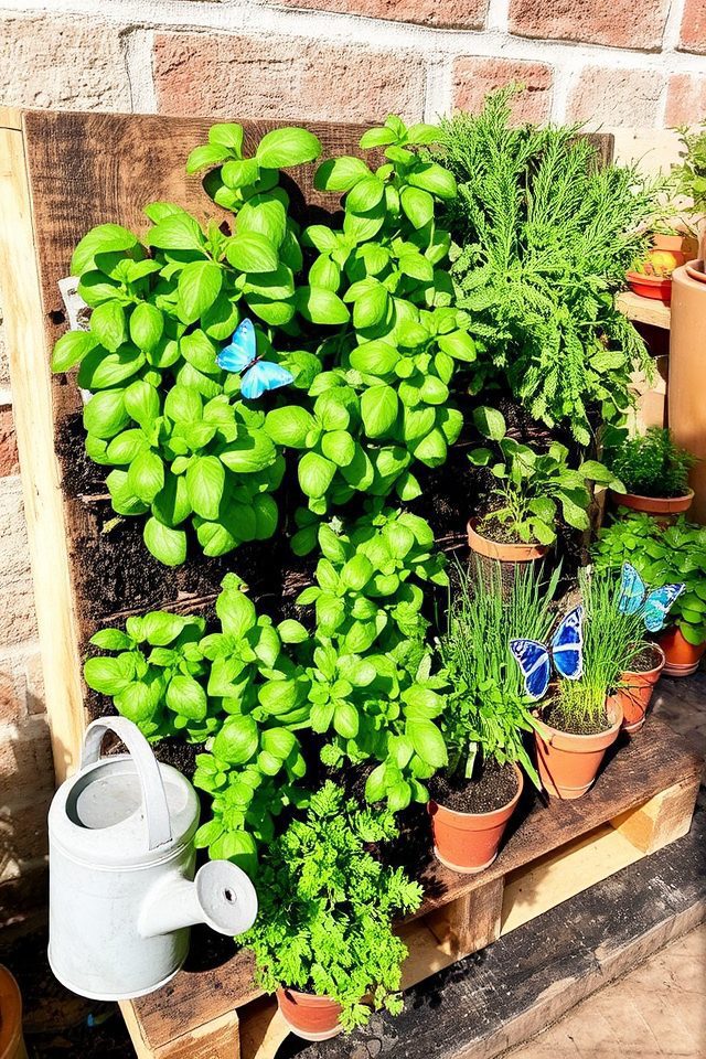 eco friendly vertical herb garden