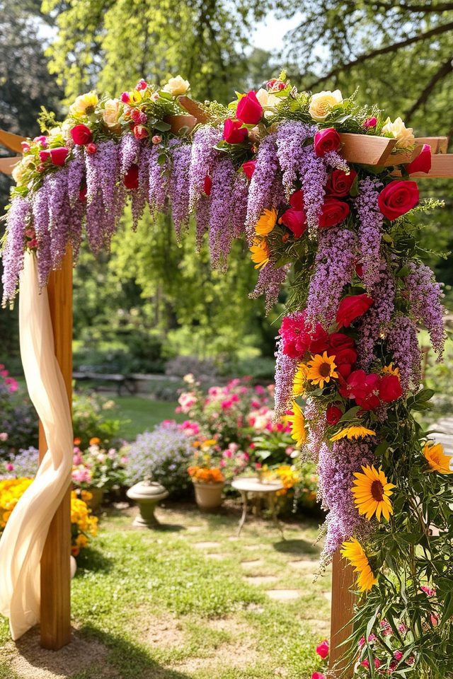 enchanting floral garden arbors