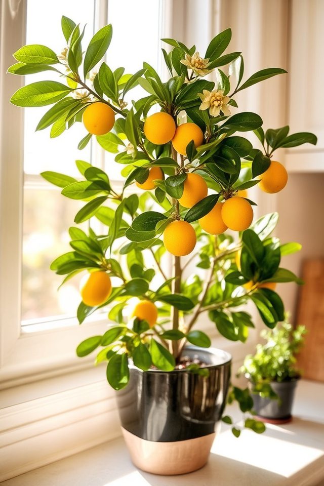 indoor citrus trees thrive