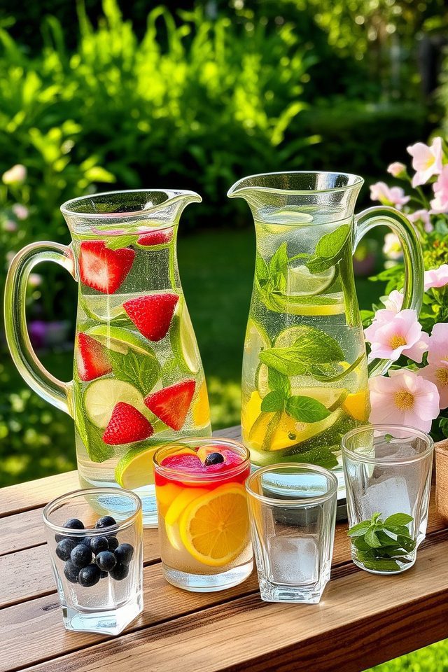infused water station ideas