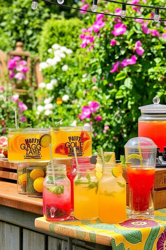 inviting diy drink stations