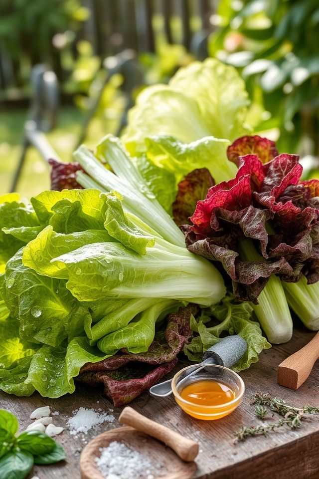 late summer lettuce gardening