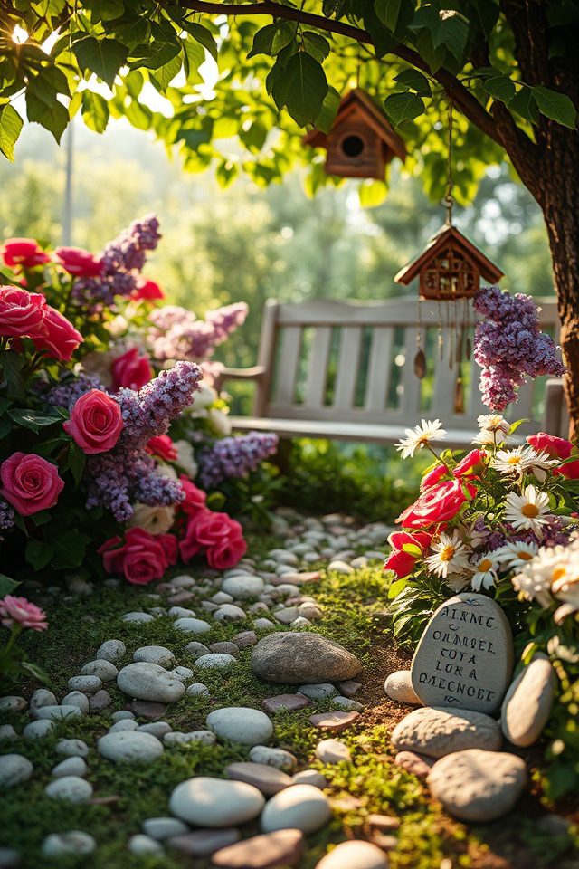 memorial tribute garden space