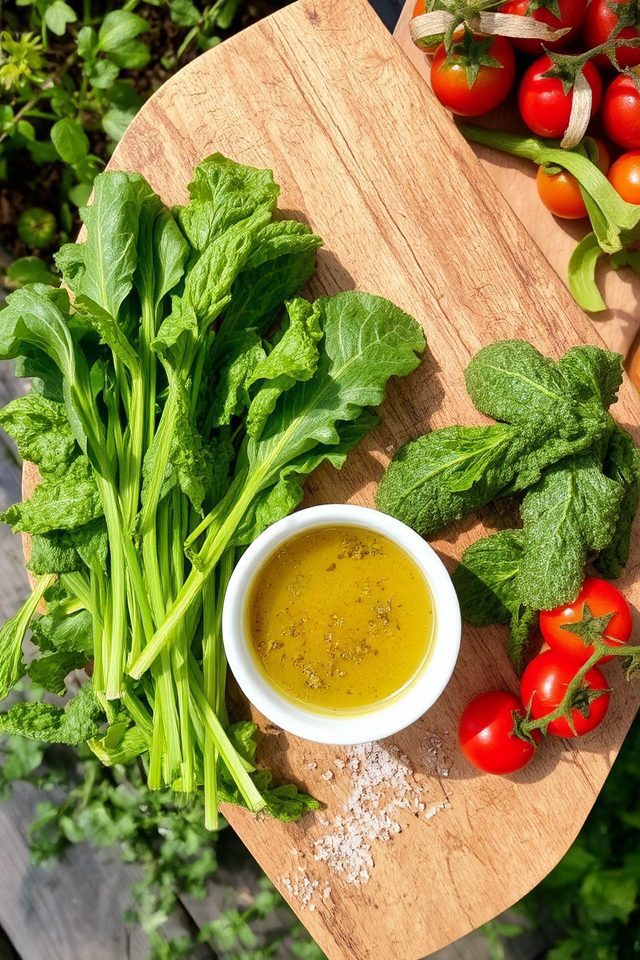 nutritious cool season leafy greens