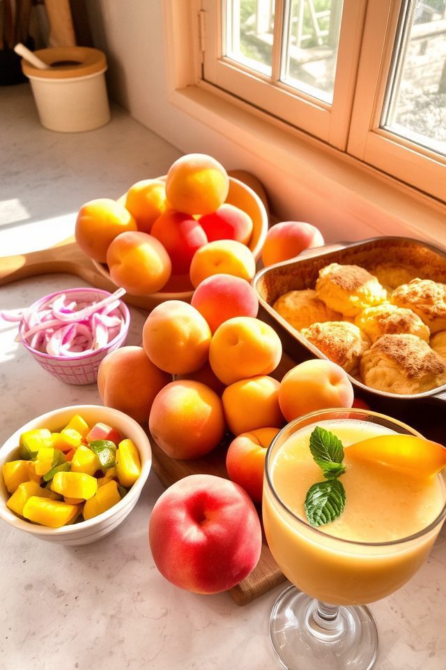 peach recipes for summer delights