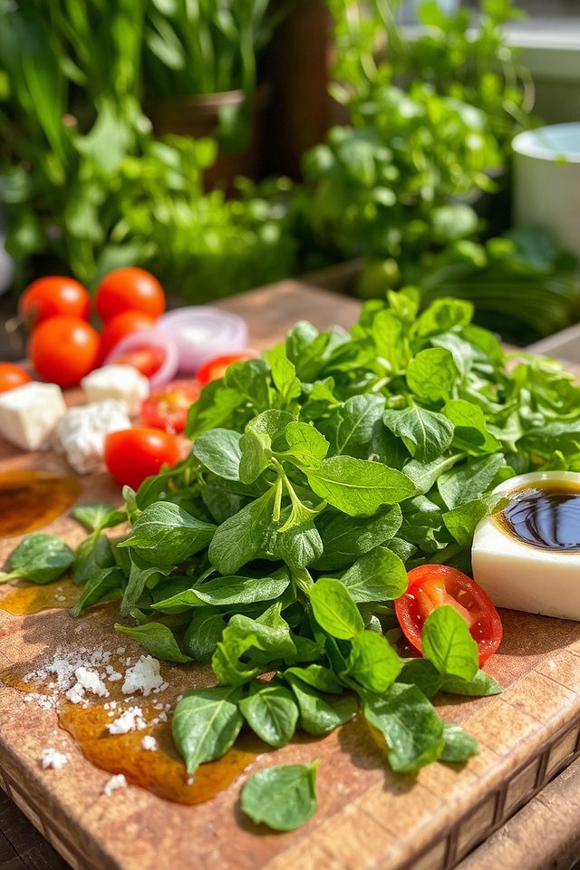 peppery summer garden green