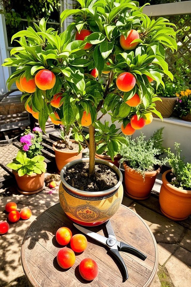 pruning for healthy peaches