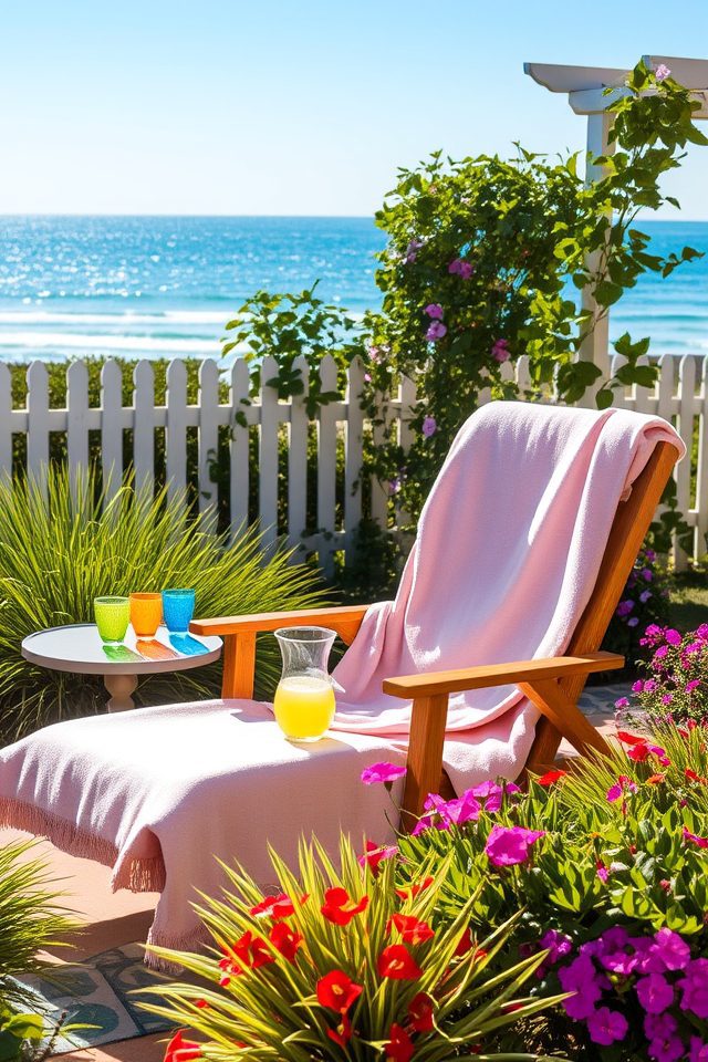 seaside inspired outdoor relaxation