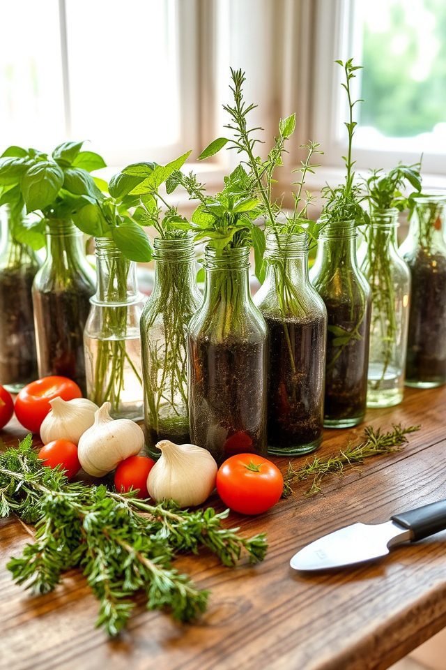 stylish indoor herb garden