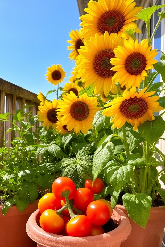 sunflowers enhance garden health