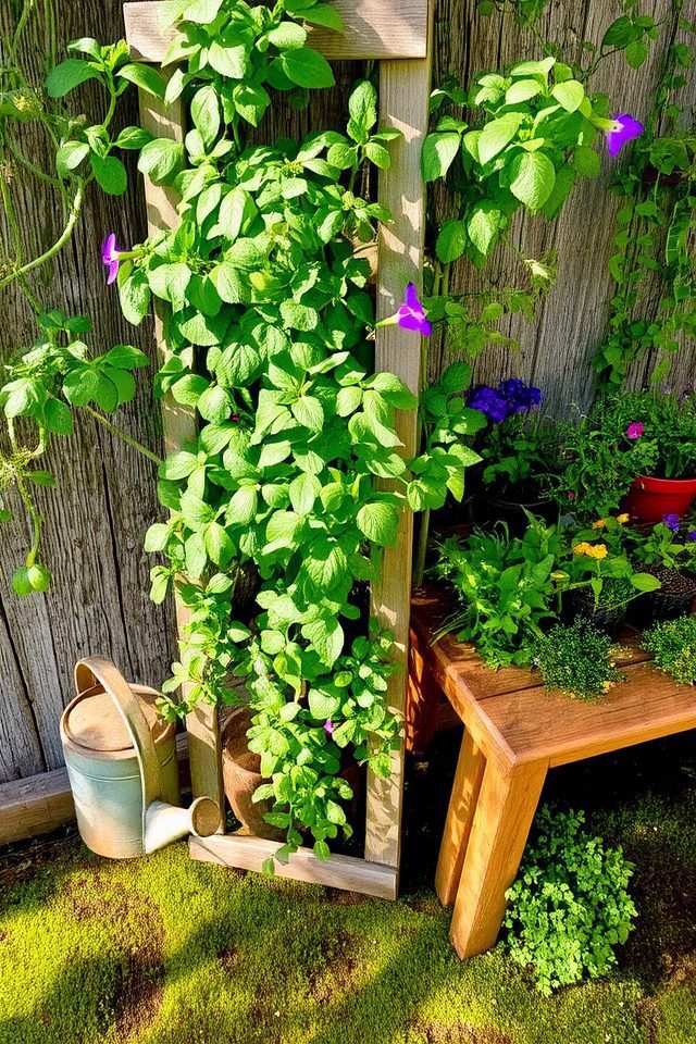 vertical herb cultivation solution