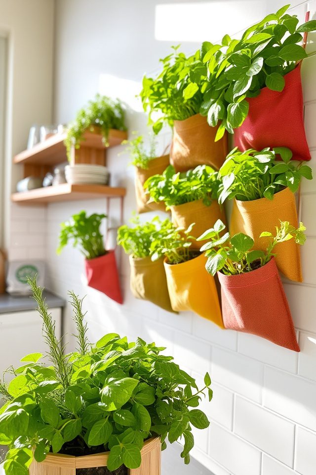 vertical herb garden solution