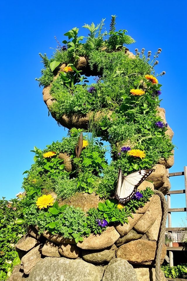 vertical herb gardening solution