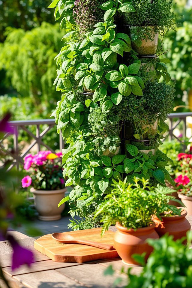 vertical space gardening solution