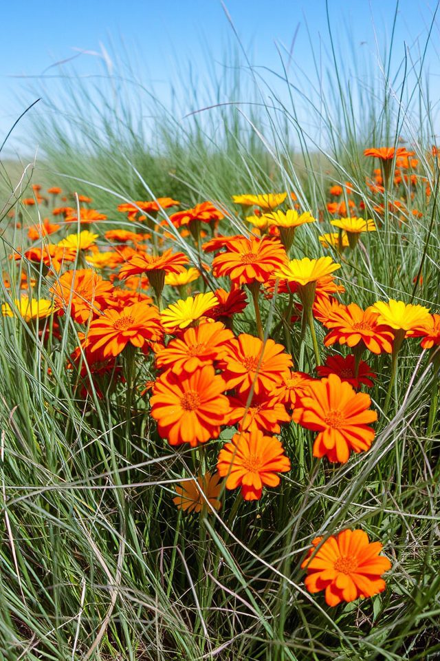 vibrant college flower beds