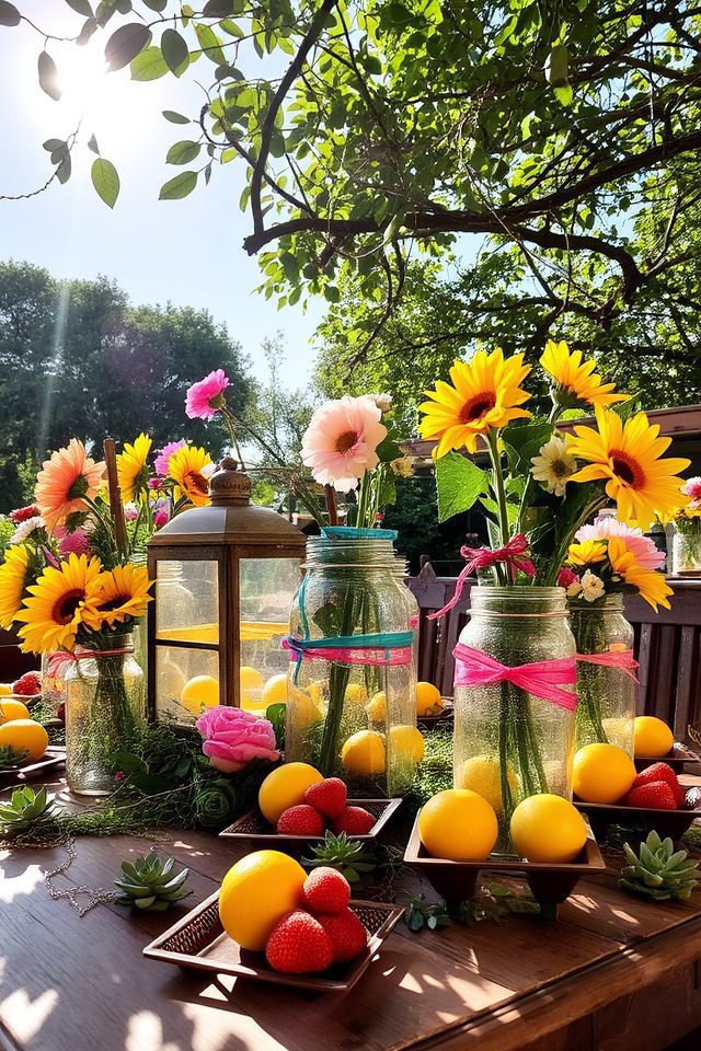 vibrant floral arrangements showcased