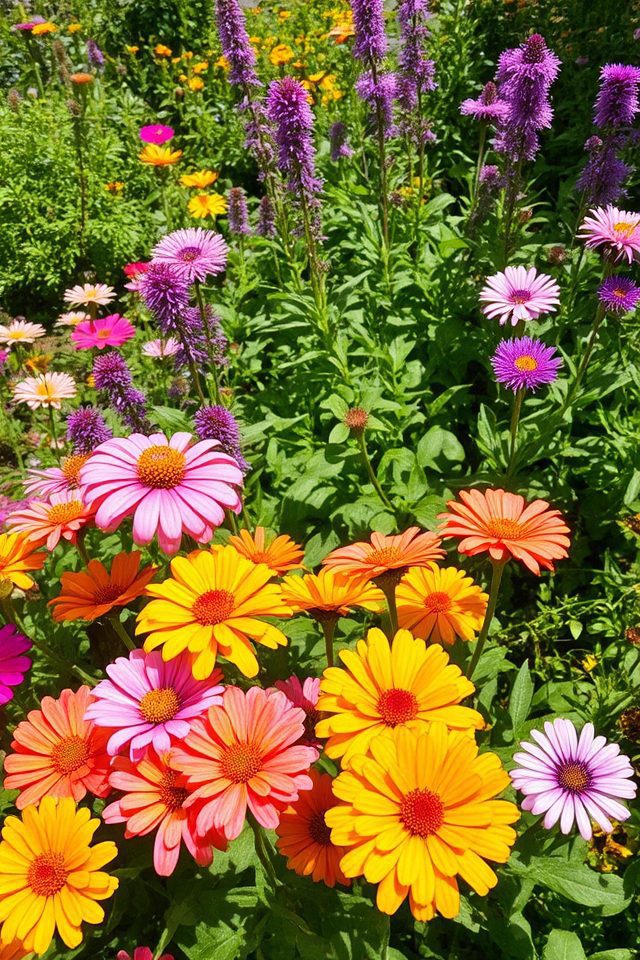 vibrant late summer blooms