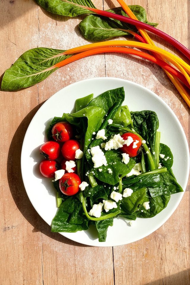 vibrant nutritious leafy green