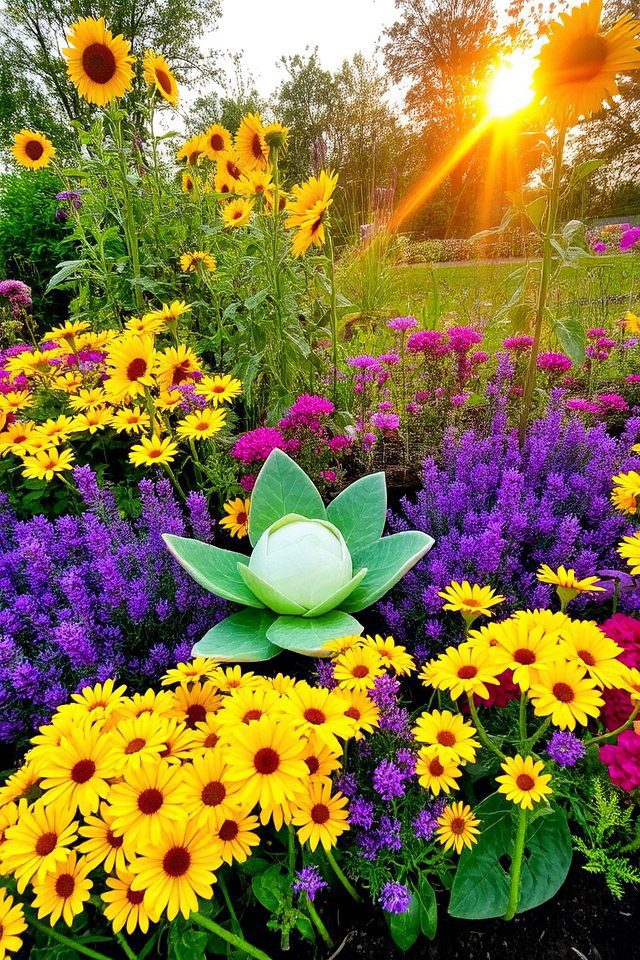 vibrant seasonal flower design